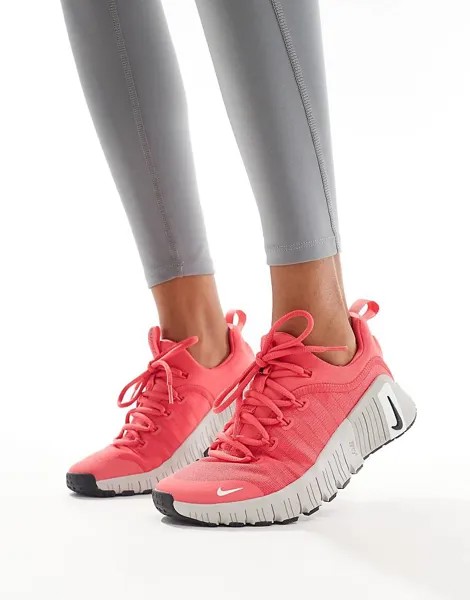 Nike Training – Free metcon 6 – Розовая спортивная обувь