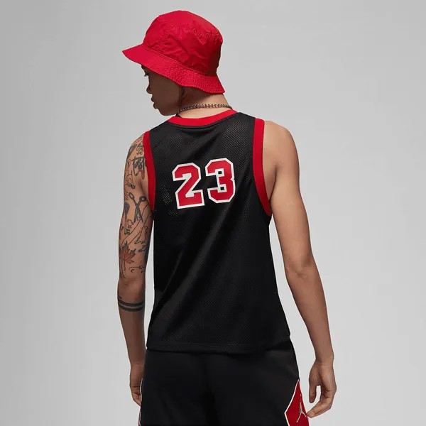 Топ W J JERSEY 23 Tank Top TOP Jordan, цвет Schwarz/Weiß