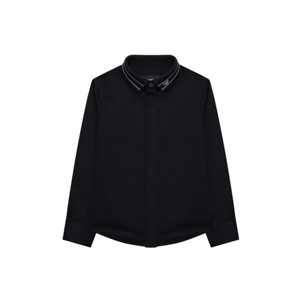 Хлопковая рубашка Emporio Armani