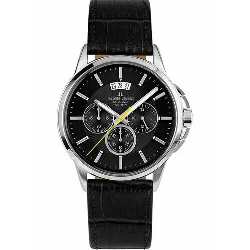 Наручные часы JACQUES LEMANS, черный