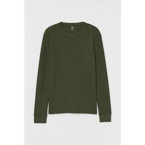 Лонгслив H&M, размер L, зеленый