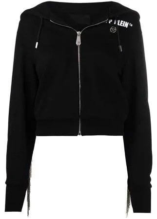 Philipp Plein худи с бахромой на спине