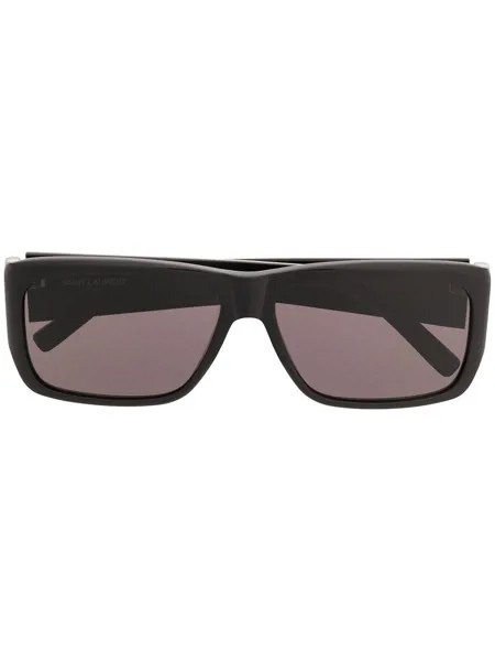 Saint Laurent Eyewear солнцезащитные очки SL 366 Lenny в прямоугольной оправе