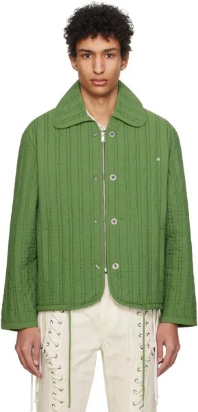 Зеленая стеганая куртка Craig Green