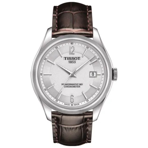 Наручные часы TISSOT T-Classic, серебряный, коричневый
