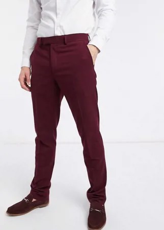 Узкие фланелевые брюки French Connection wedding-Красный