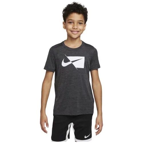 Лонгслив Nike B NK DRY HBR SS TOP NFS Дети DN5215-010 S