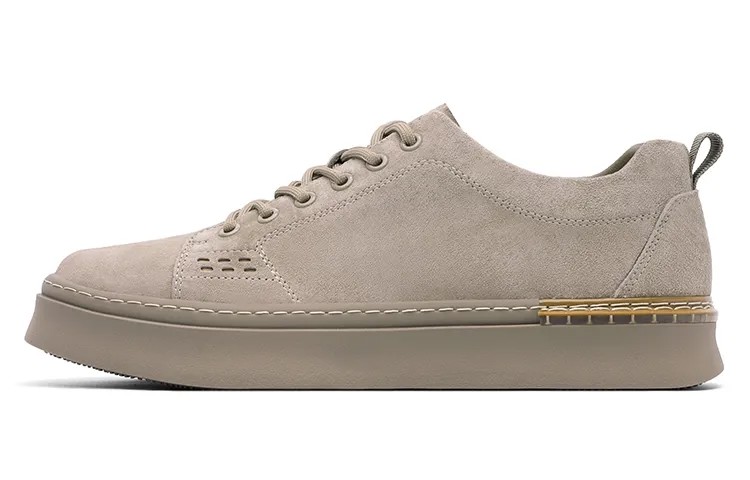 Кроссовки Dickies Skateboarding Shoes Unisex Low-top Light Khaki, хаки