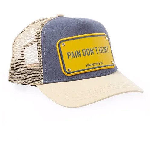 Бейсболка John Hatter & Co 1032 PAINT DON'T HURT CAP синий+желтый UNI