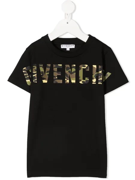 Givenchy Kids футболка с логотипом
