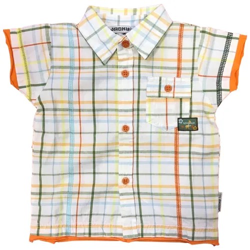 Рубашка для мальчика (Размер: 68), арт. 122150, цвет Белый