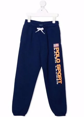 Polo Ralph Lauren Kids спортивные брюки с кулиской и логотипом