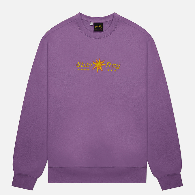 Мужская толстовка Stan Ray Sun Ray Crew Neck фиолетовый, Размер M