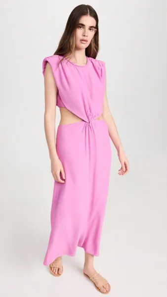 Платье миди Scotch & Soda Draped Structured Shoulder