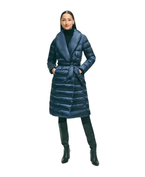Морское нейлоновое пальто Brooks Brothers, синий