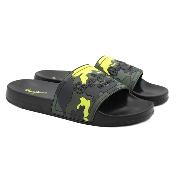 Мужские сланцы Pepe Jeans London(SLIDER MIMETIC PMS70093), хаки