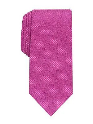 Мужской фиолетовый галстук в горошек PERRY ELLIS