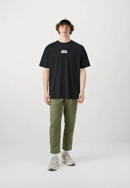 Футболка с принтом ONSSMART PRINTED TEE UNISEX Only & Sons, темно-зеленый