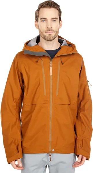 Куртка Keb Eco-Shell Jacket Fjällräven, цвет Chestnut