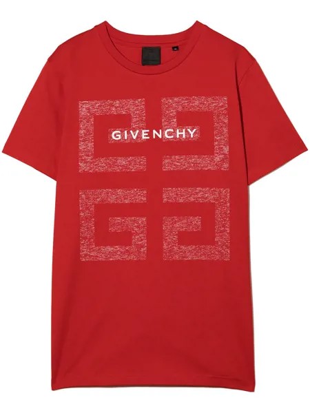 Givenchy Kids футболка с логотипом 4G