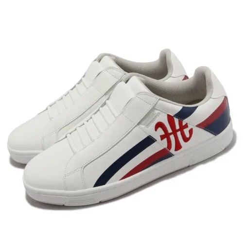 Мужские повседневные туфли без шнуровки Royal Elastics Icon Cross White Red Peacoat 01931051