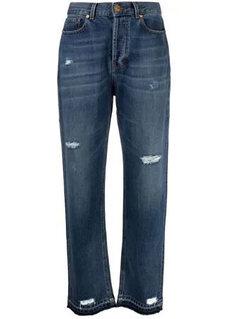 Pt05 джинсы свободного кроя с завышенной талией