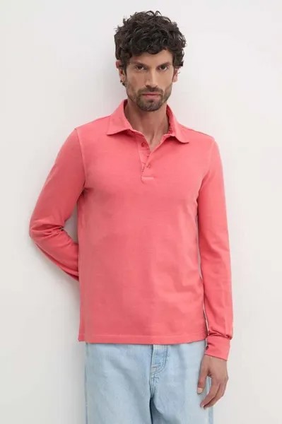 Лонгслив United Colors of Benetton, розовый