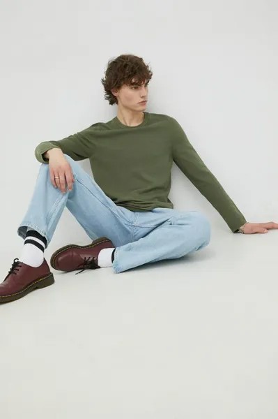 Хлопковый свитер Marc O'Polo, зеленый