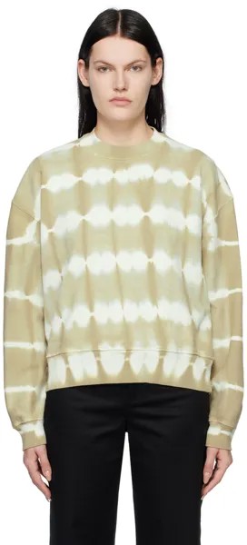 Бежевый свитшот Proenza Schouler White Label Tie Dye