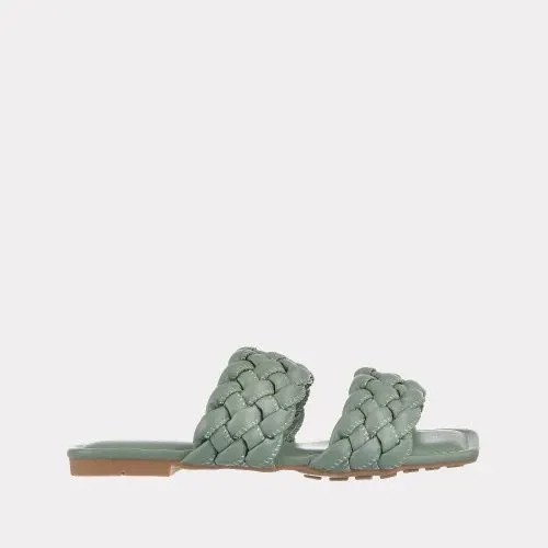 Сланцы женские Versiya shop SW515 зеленые 38 RU