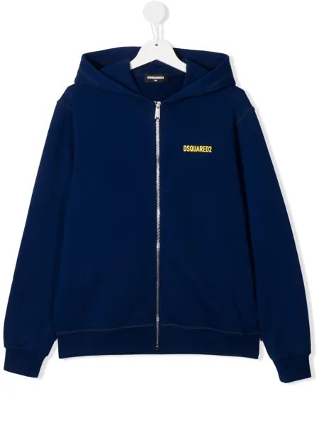 Dsquared2 Kids худи с принтом Icon на молнии