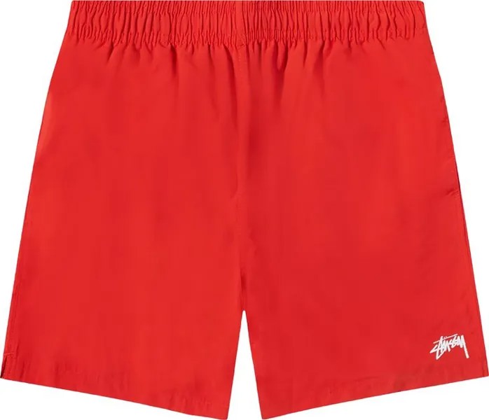 Шорты Stussy Stock Water Short 'Bright Red', красный