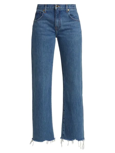 Широкие джинсы со средней посадкой Kerrie Khaite