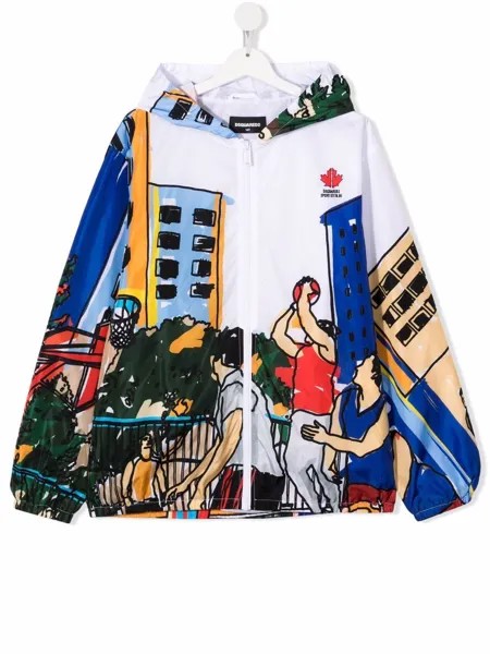 Dsquared2 Kids худи с принтом