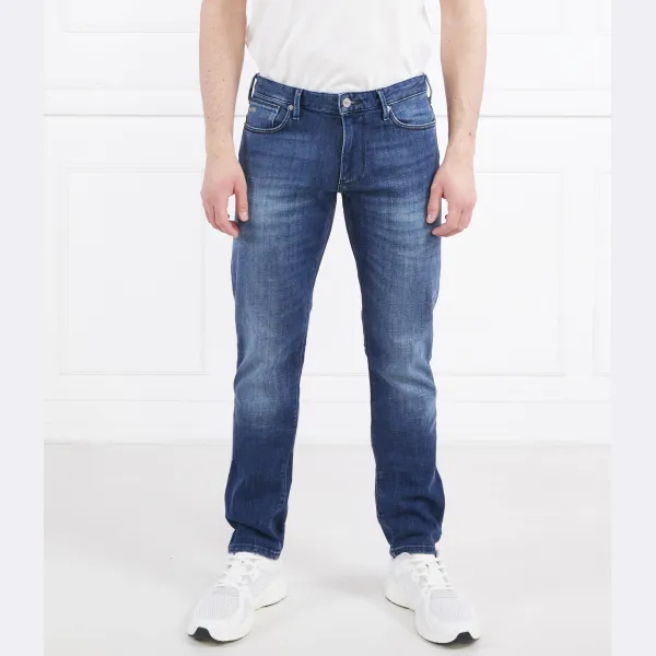 Джинсы узкого кроя j06 Emporio Armani, синий