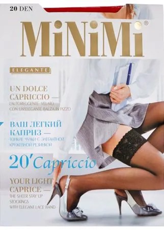 Чулки MiNiMi Capriccio 20 den, размер 2-S/M, rosso (розовый)