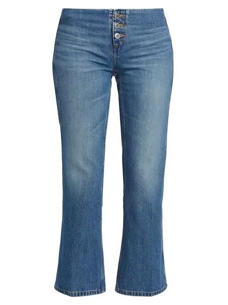Укороченные джинсы без талии Re/Done, цвет riot