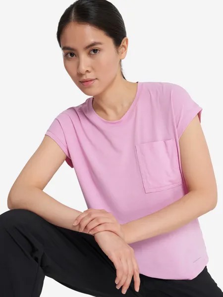 Футболка женская Columbia Boundless Trek Short Sleeve Tee, Розовый