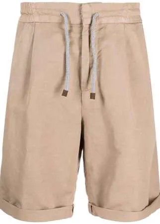 Brunello Cucinelli шорты чинос с кулиской