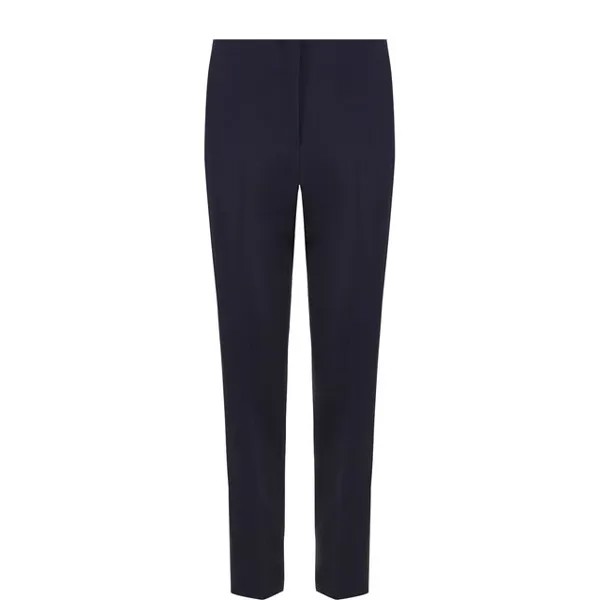 Однотонные брюки из смеси шерсти и шелка со стрелками Ralph Lauren