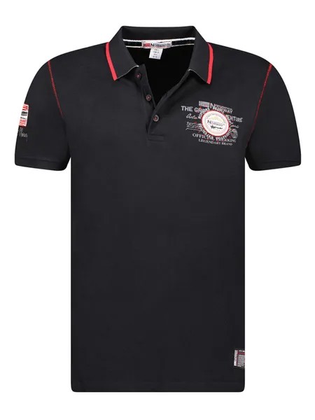 Футболка поло Geographical Norway, черный