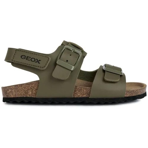 Сандалии GEOX Ghita Boy, размер 36, хаки