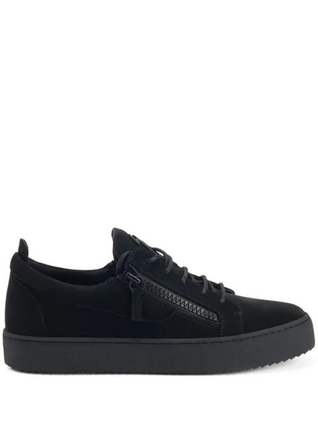 Giuseppe Zanotti кеды Frankie на шнуровке, черный