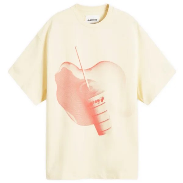 Футболка Jil Sander Milkshake T-Shirt, цвет Twizzlers