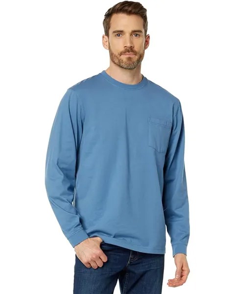Футболка L.L.Bean Carefree Unshrinkable, цвет Delta Blue