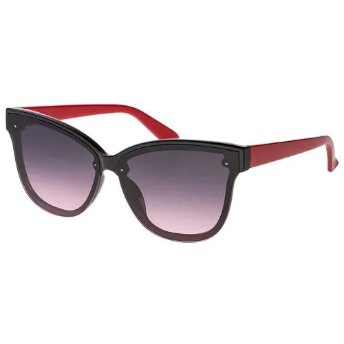 Солнцезащитные очки женские/Очки солнцезащитные женские/Солнечные очки женские/Очки солнечные женские/21kdglan1005355c3vr черный,фиолетовый/Vittorio Richi/Кошачий глаз/модные