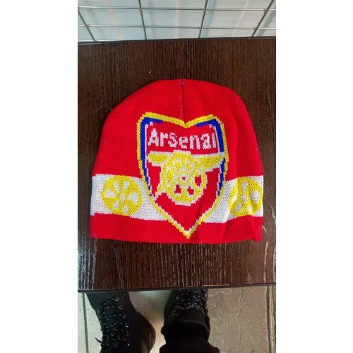 Шапка Arsenal, размер 58, красный