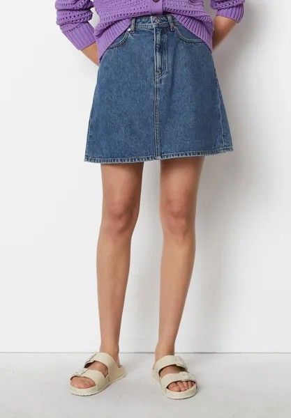 Мини-юбка Regular Aus Rigid Marc O'Polo DENIM, синий