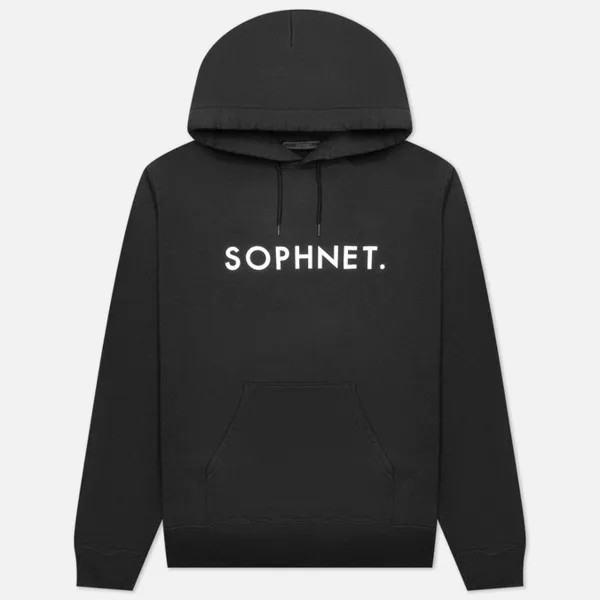 Мужская толстовка SOPHNET. Logo Hoodie чёрный, Размер L