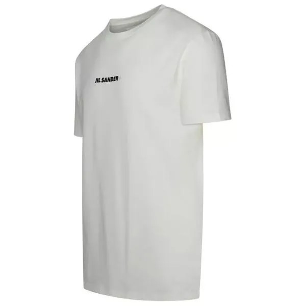 Футболка white cotton t-shirt Jil Sander, белый